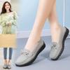 Женские мокасины, кожаные туфли, удобные для вождения, на плоской подошве, повседневные, для ходьбы, мягкие, минималистичные, летние, дышащие туфли для женщин
