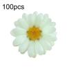 100 шт. искусственный цветок поддельные шелковые головки подсолнуха свадебный цветочный декор «сделай сам»