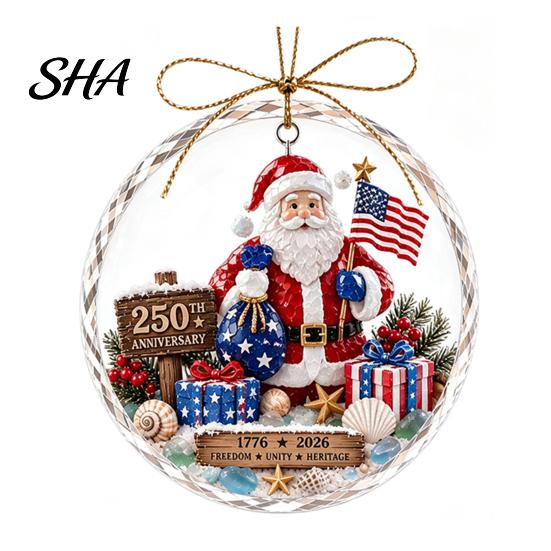 Christmas Gift Ideas Ocean Themed Ornaments, Lighthouse/Wreath/Santa Claus/Xmas Tree/Snowman/Deer Hanging Indoor Outdoor Seasonal Accents Decor,