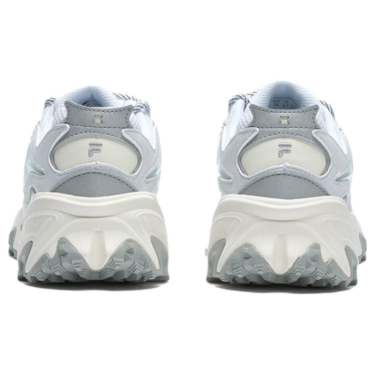 Fila Fusion Ancerus Plus Одноглазые Туфли Ткань Синтетическая Кожа TPU Свежие Универсальные Низкие Папины Кроссовки Женские Кроссовки Белый Синий T12W321601FWW