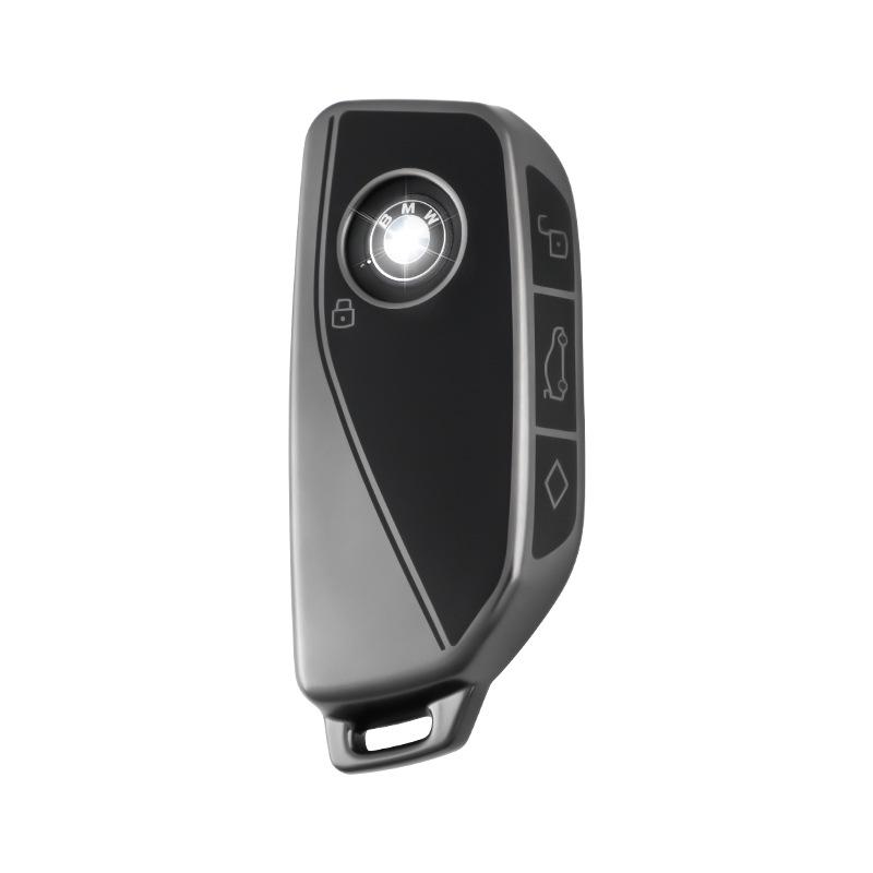 Чехол для ключа BMW: Титановый серый для X5 2024 года, 7 серии 2023 года, X6, X7, X1