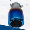 Exhaust Tail Pipe Heat-resistant Rustproof Straight Car-styling Exhaust Muffler Tip for Car