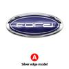IYGU3 Ford Badge ABS 3D letter Emblem Sticker Front Hood & Rear Trunk Tailgate For Ford Fiesta Ranger Mondeo Focus Escape Kuga Edge