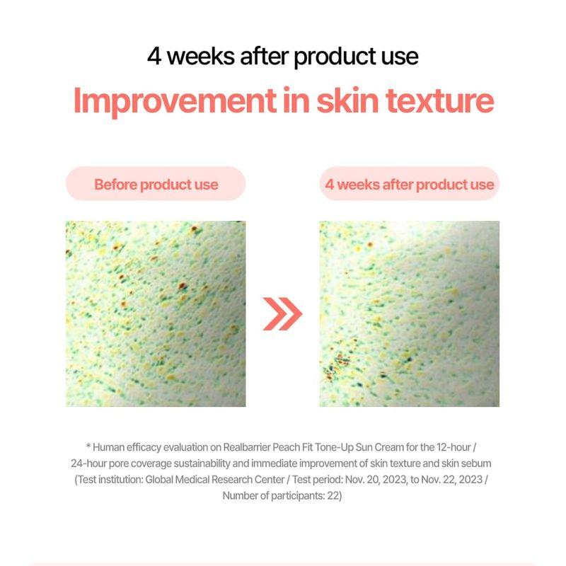 Realbarrier - Peach Fit Tone-Up Sun Cream