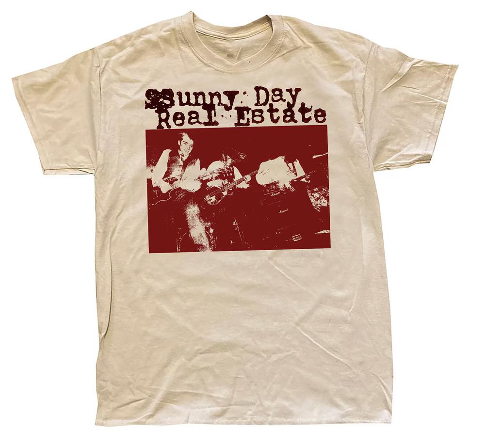 Sunny Day Real Estate Музыка для влюбленных Песочная Футболка Полный размер Унисекс Футболка