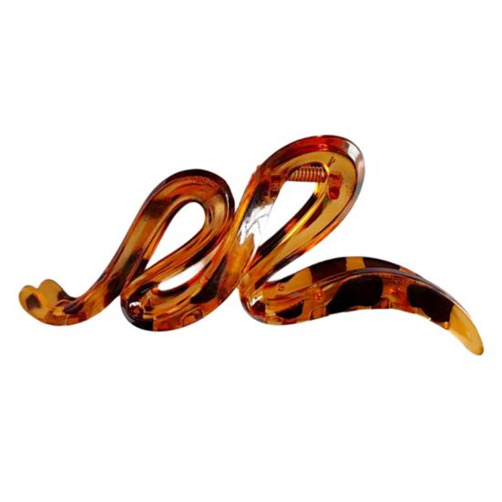 Коготь для волос в форме змеи, матовая текстура, большая заколка для волос, сильный захват, коготь для затылка, зажим для волос в форме акулы, душ, инструмент для укладки волос