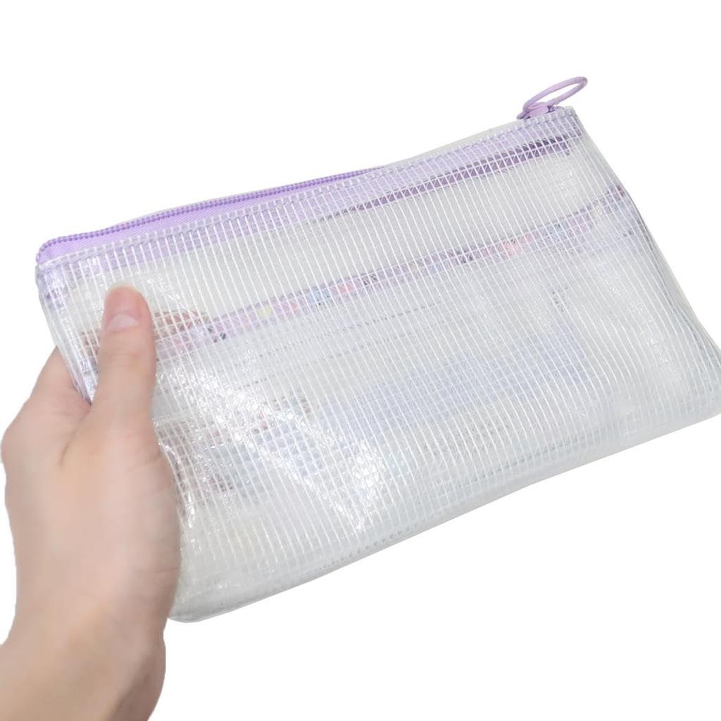 K Company Sanrio Characters Clear Double Zipper Pouch Kuromi SAC-CWF-KU