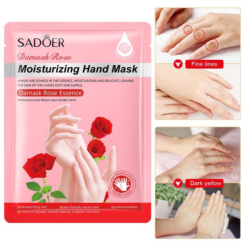 4 пары отбеливающих увлажняющих масок для рук, перчаток, против высыхания, ухода за кожей, отшелушивающих мозолей, маски для рук, спа-перчаток, ухода за руками
