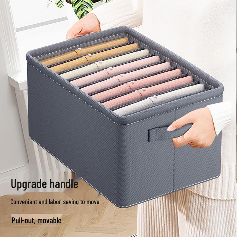 Large Capacity Layered Clothing Organizer for Wardrobes