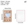 Mini Photo Album Kpop Korea Idol Star Chasing Binder Photocard Holder 3 Inch Love Heart Hollow Picture Storage Album Case