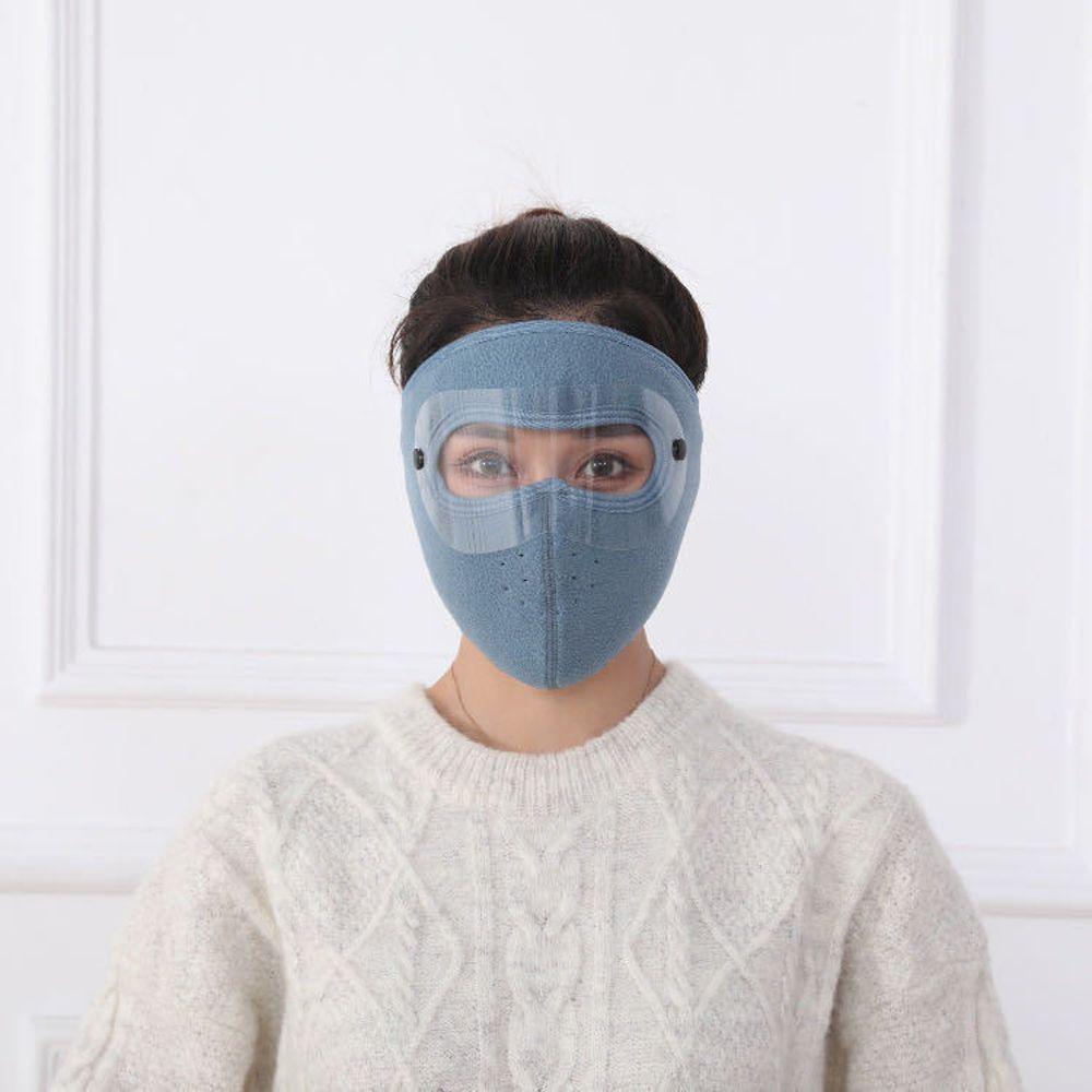Riding Hat Anti Dust Windproof Breathable Face Mask Fleece Face Shield Cycling Cap Hood Caps