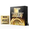 Презервативы Secret Love Delay King с ребристой текстурой – Долгоиграющие, с крупными частицами, текстура кошачьего языка