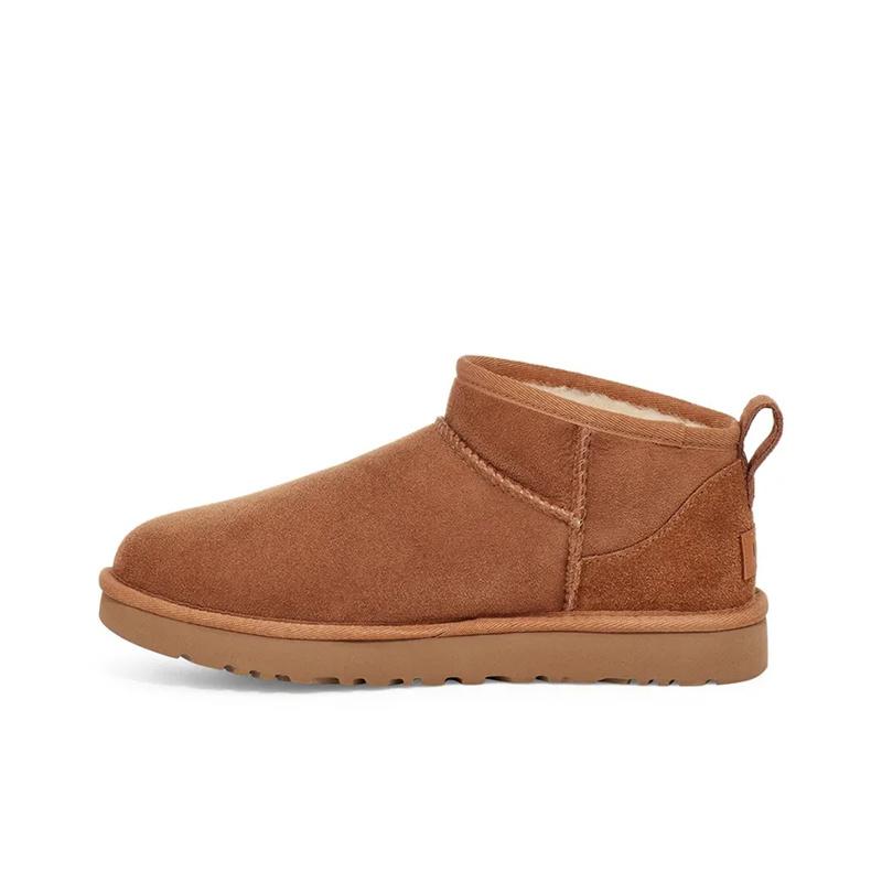 UGG Классические ультра мини-ботинки Chestnut женские кроссовки коричневые 1116109-CHE
