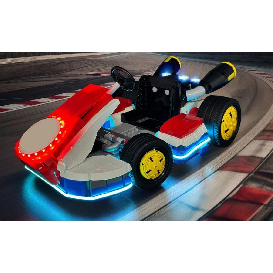 Светодиодный набор LYBMTWF, совместимый с Lego 72037 Mario Kart Марио и стандартной картой, строительные блоки (НЕ Включены Модели Кирпичей)