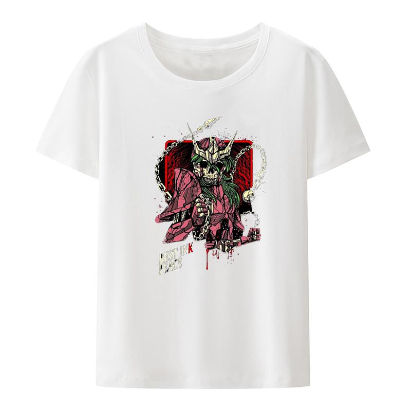 Peakpx Saint Fighter Classic Japanese Anime From The 80s T Shirt For Unisex Clothing Print Graphic Tshirts Creative Loose Cool