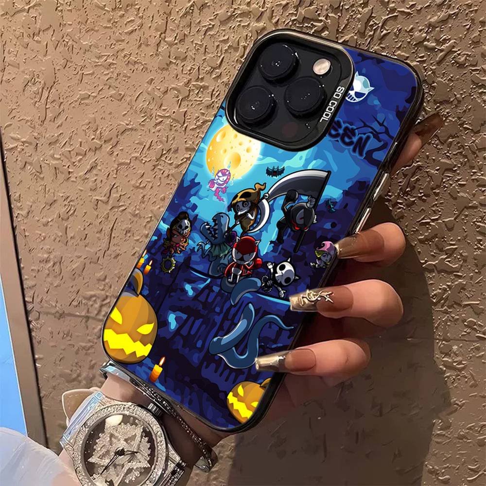 DADA Devil Color Phone Case For iPhone 17 16 15 14 13 12 11 Pro Max Plus Pro Shell