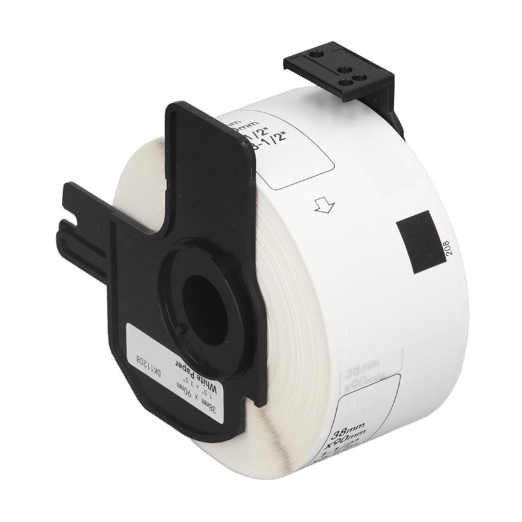 Термоэтикетки Термочувствительный материал 38x90 мм Многоразовый Съемный DK Бумажный сердечник Поддержка Рулон этикеток 