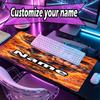 Custom Name Personalized Saint Seiya Pattern Mousepad, Laptop PC Desk Mat, Decorative Desk Mat for Home Keyboard Pad Gift