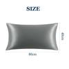 PiccoCasa Silk Silkworm Envelope 19 Single Solid Beautiful Sensitive 40x80cm Pillowcase, 100% Silk, Style, Momme, Pillowcase, Washable, Double-Sided