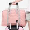 Foldable Women's Short-Distance Travel Shoulder Bag with Trolley Feature