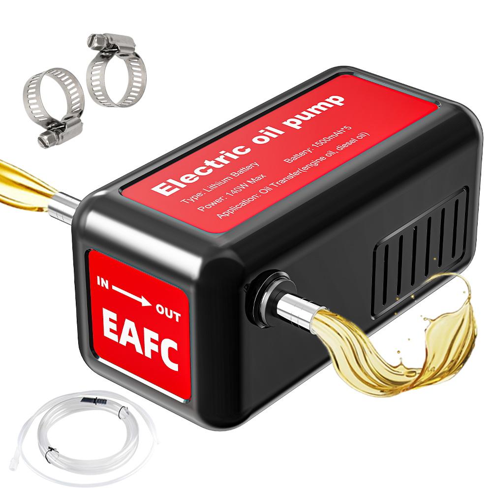 21V 140W Portable Oil Pump Rechargeable Electric Oil Transfer Extractor High Power Fuel Suction Pump