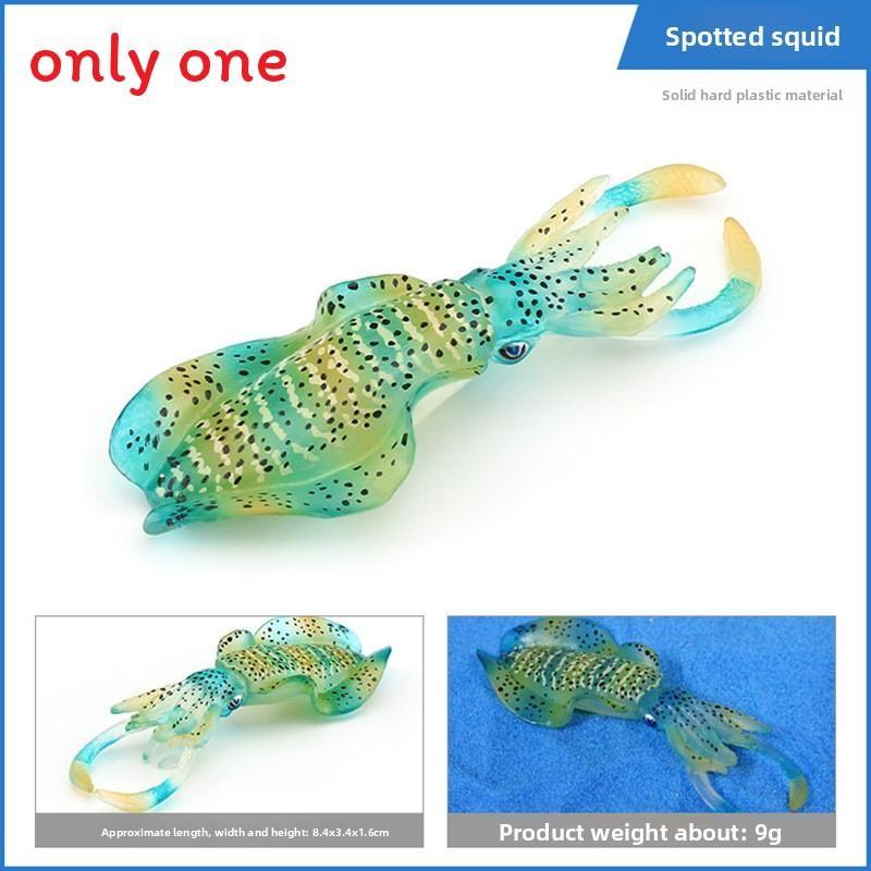 Морское существо Морской слизень Кальмар ПВХ Модель Украшение для украшения аквариума Офис