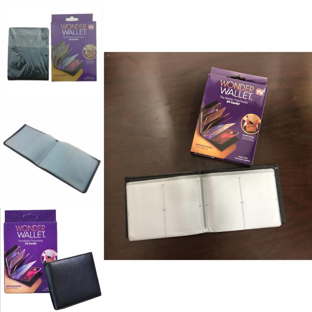 Чудо-кошелек из ПУ, компактный держатель для карт с большим отделением для купюр, для подарка и путешествий