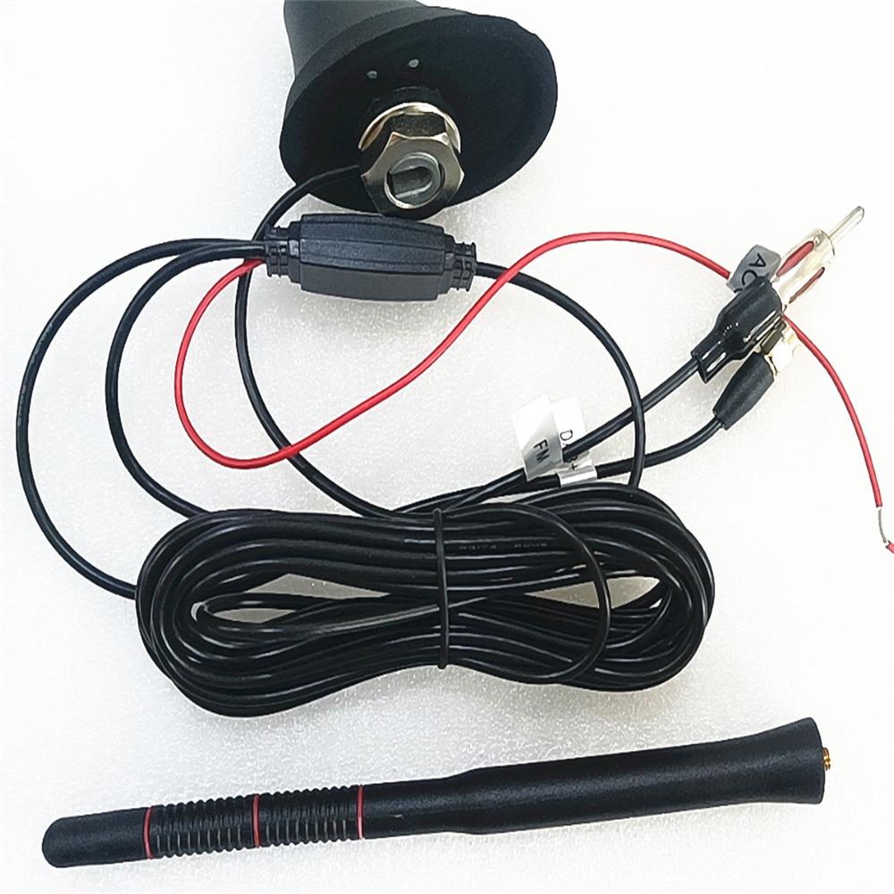 DAB/DAB+ Auto Radio Aerial Amplified Roof Mount Antenna AM/FM SMA Male Connector