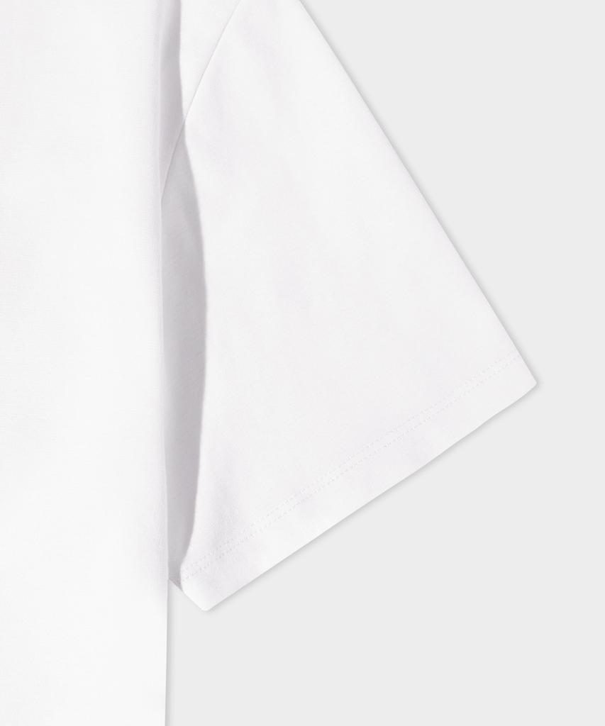 LEMAIN SECOND Semi Crew Neck Muscle Fit Plain Short Sleeve T-Shirt [Ivory]