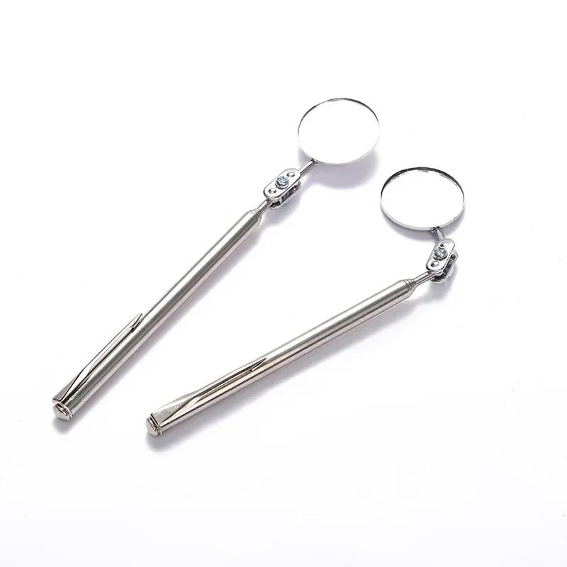 Портативная ручка для наблюдения за углом автомобиля Телескопическая линза для обнаружения автомобиля Круглое зеркало для осмотра автомобиля Зеркало для осмотра автомобиля