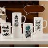 Большая емкость набор кружек английского происхождения простой подарок керамическая чашка с одной чашкой офисная кружка для питья маленький подарок