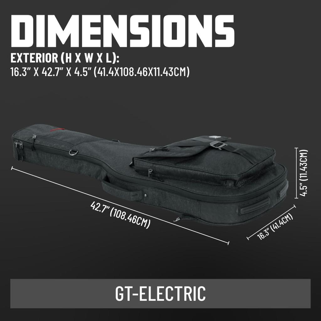 Чехол для электрогитары GATOR Gator Transit Series Charcoal Black GT-ELECTRIC-BLK []