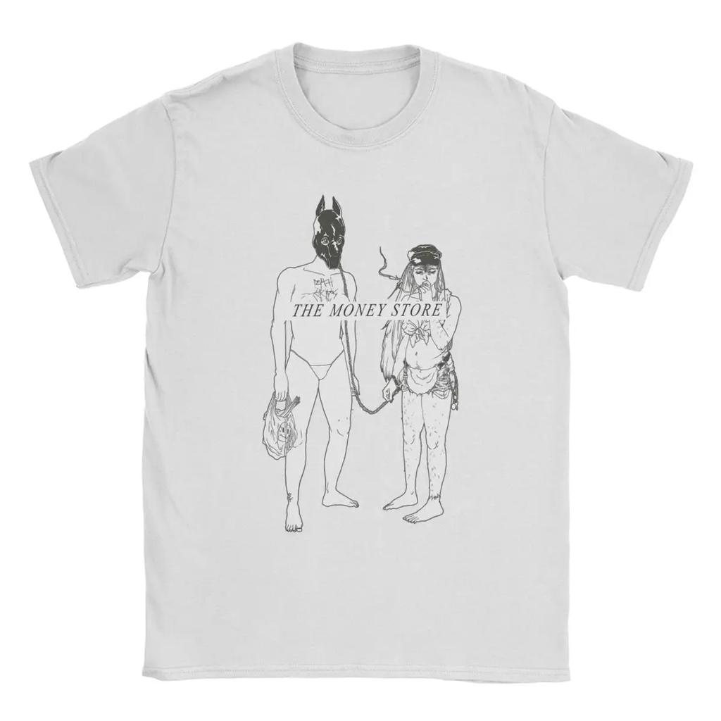 Death Grips The Money Store Cover Men T Shirts Cool Tees Short Sleeve O Neck T-Shirts 100% Cotton Unique Clothes