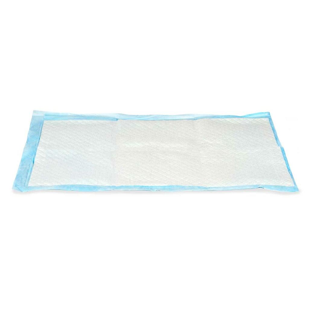 Puppy Training Pad 40 X 60 Cm Blue White Paper Polyethylene (10 Units)