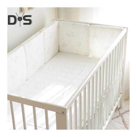 6 шт. подкладок для детской кроватки для прорезывания зубов 11,8” x 11,8”, защита от столкновений, защитный бампер для детской кроватки, защита бортиков детской кроватки