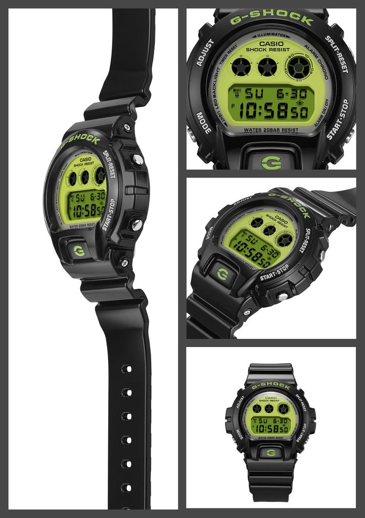 Часы Casio G-Shock, CRAZY COLORS 2024, DW-6900RCS-1JF, Мужские, Черные, Оригинальный японский продукт