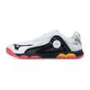 Wave Medal Boa Professional Mesh Synthetic Leather Shoes Unisex Sneakers White Black Orange 81GA201231