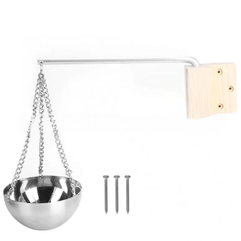 Чаша для сауны из нержавеющей стали, ароматерапевтическая чаша, контейнер для эфирных масел, аксессуары для сауны, простая в использовании, долговечная