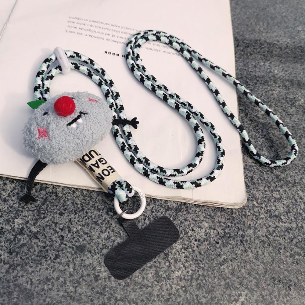 Shoulder Straps Mobile Phone Chains Crossbody Chains Plush Doll Lanyard  Christmas Gifts
