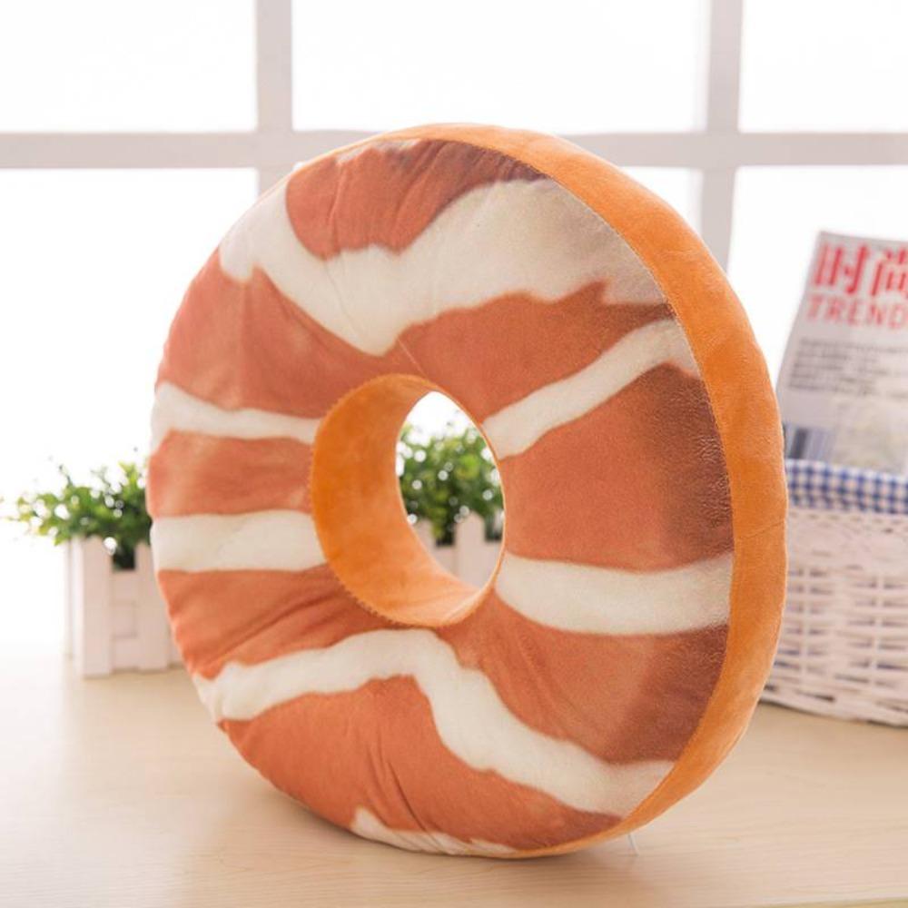 Pillow Cover Sofa Chocolates Donut Donut Stuffed Toys Seat Cushion Donut Plush Toy Pillow Doughnut