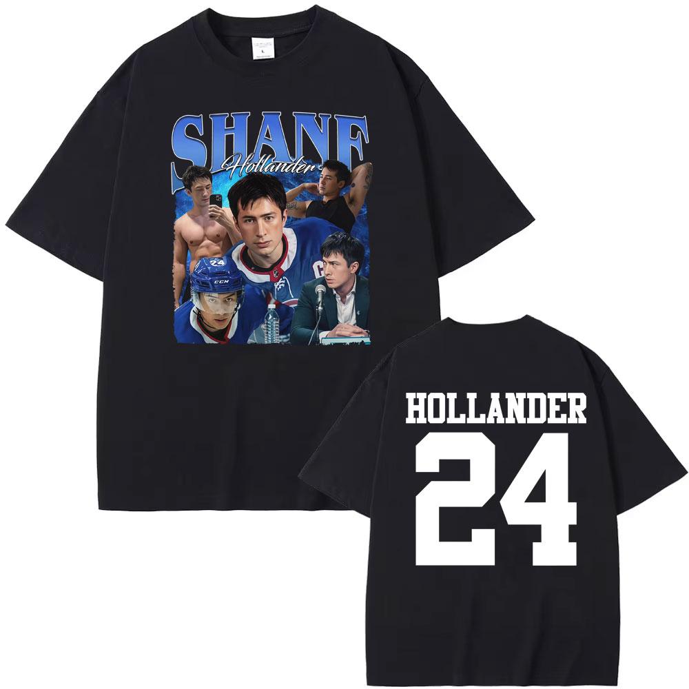 Heated Rivalry Ilya Rozanov Shane Hollander 24 T Shirt Men Women Fashion Summer Retro Shirt High Quality Casual Cozy Tshirts
