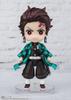 TAMASHII NATIONS Figuarts mini Demon Kimetsu no Yaiba Kamado Tanjiro, вододышащая 90 мм, окрашенная подвижная фигурка, убийца, прибл.. ПВХ и АБС