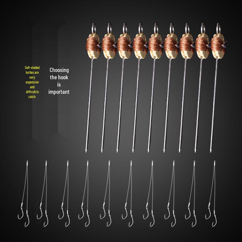 Незацепляющаяся оснастка с прямым крючком для сома и угря