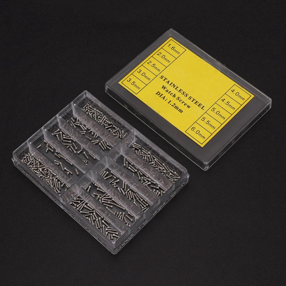 Cross Head Watch Screw 1.6-6.0mm Size Watch Back Screw Stainless Steel Screw Eyeglass Repair