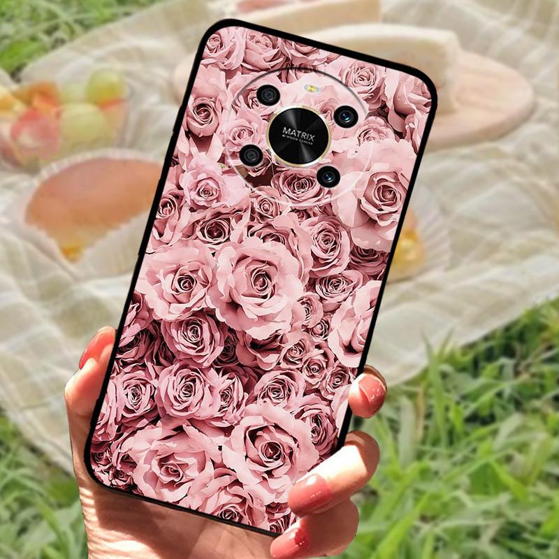 Чехол для Honor X 9 4G, силиконовый, мягкий, с рисунком мрамора, защитные чехлы для Honor X9, модный черный бампер для Huawei Honor X 9, Fundas
