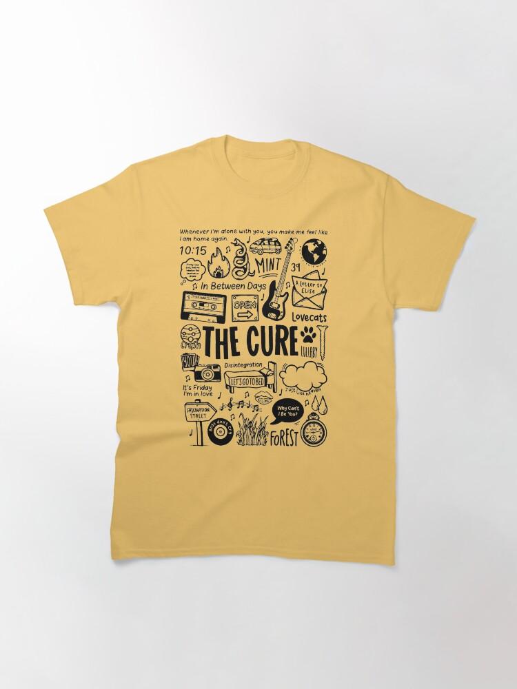 The Cure Классическая футболка с принтом полного альбома