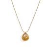 Contemporary Hollow Teardrop Necklace Stainless Steel Small Bag Neckchain Everyday Wear Jewelry Women's Accessories