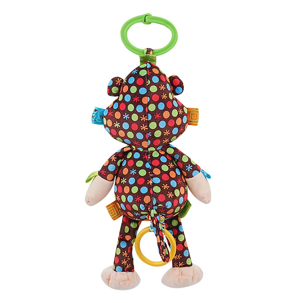 Baby Plush Puzzle Multifunctional Music Cart Bed Hanging