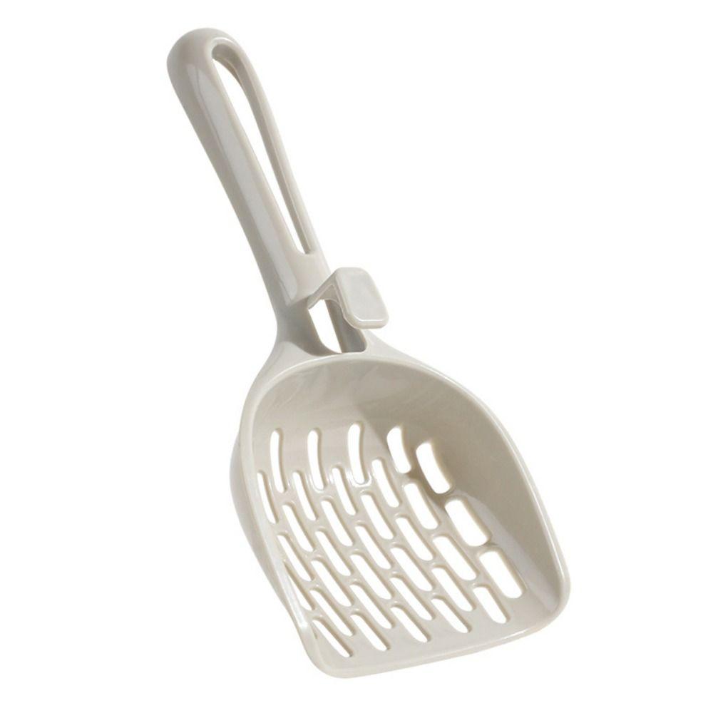 Пластиковая лопата для кошачьего туалета с отверстием для подвешивания, совок для кошачьего туалета, совок для кошачьего песка для собак, кошек и рептилий