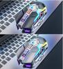 Беспроводная игровая мышь с подсветкой LED Laser USB Optical Gaming перезаряжаемая бесшумная для дома/офиса, игр, ПК, ноутбуков